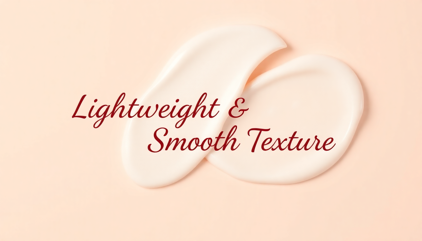 Perfect Texture For Moisturizer: Lightweight, Smooth, and Zero Greasiness
