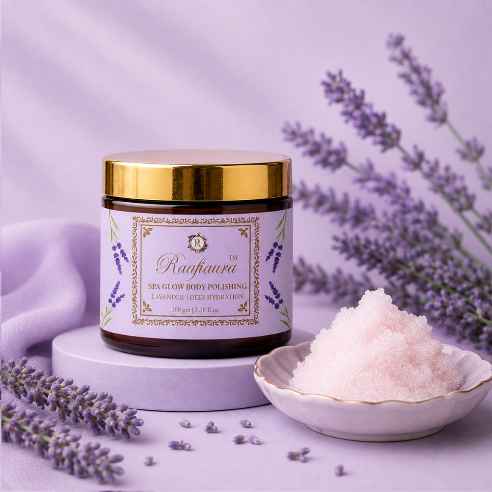 Raafiaura Spa Glow Body Sugar Scrub-Deep Exfoliating Body Scrub (200g)