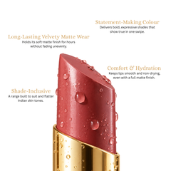 Raafiaura Velvet Veil Semi-Matte Lipstick