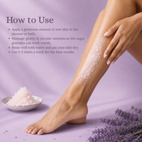 Raafiaura Spa Glow Body Sugar Scrub-Deep Exfoliating Body Scrub (200g)