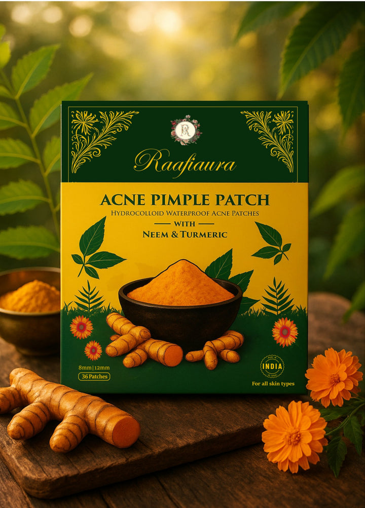 Raafiaura Acne Pimple Patch with neem and turmeric best acne pimple patches for all skin types