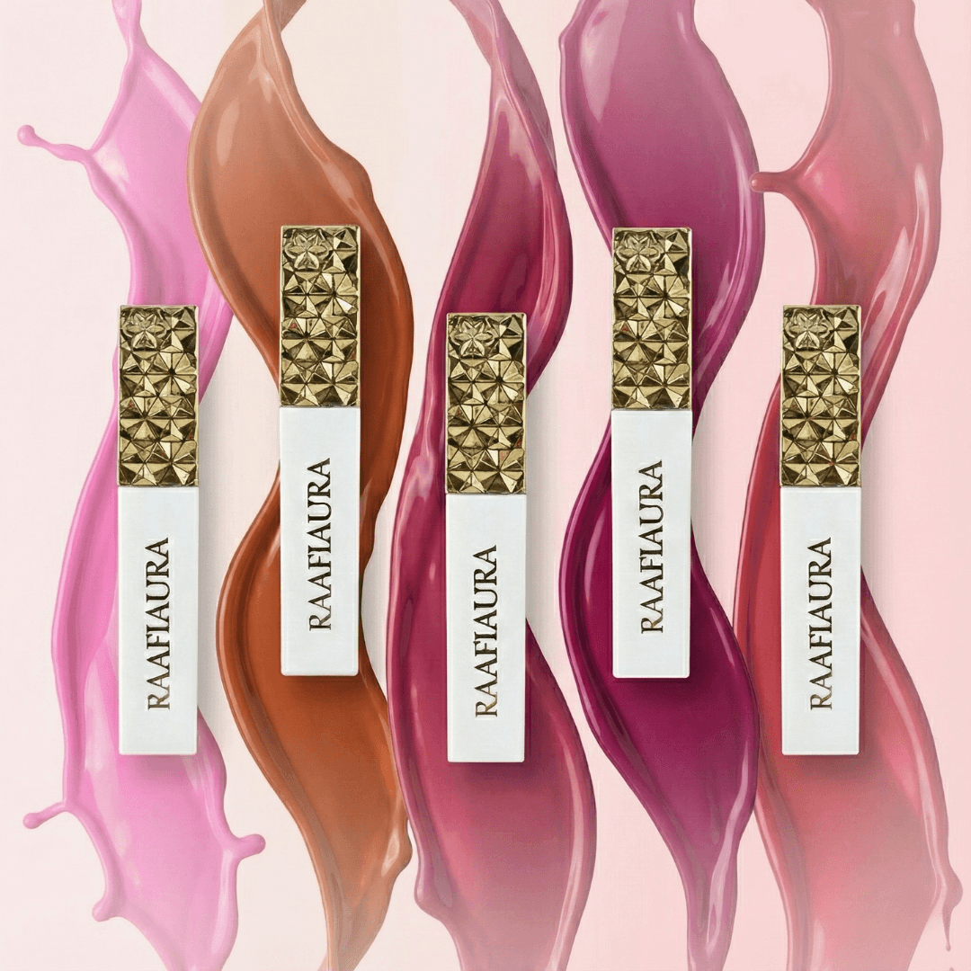 Raafiaura Royal Riches Cosmetics Gift Box with Glossy Lip Stains