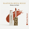 Raafiaura Royal Rouge Glossy Lip Stain - nude nectar