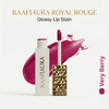 Raafiaura Royal Rouge Glossy Lip Stain - very berry